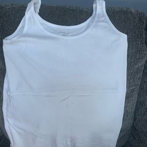 Lane Bryant white ribbed T-shirt new without tags